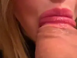 Feel my Suction Power and Cum in my Mouth - Close up Blowjob