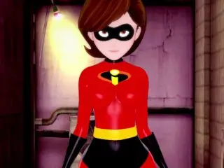 3D/Anime/Hentai, the Incredibles: Mrs.Incredible Fucked on the Job!