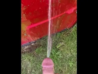 Porta Potty Fetish? Cumming and Pissing in on and around various Porta Potty’s. Cum Piss Compilation - Pornhub Gay