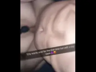 Snapchat Cuckold: 18 Year old Girlfriend Cheats with her best Friend and Gets Anal Fucked Creampie