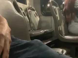 Public Flash Dick on Bus and Unknown Girl wants to Touch