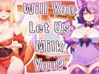 [FF4M] for your Job Interview, two Hot Monster Girls Milk you to Ensure Quality [lewd ASMR Preview]