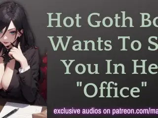 Goth Boss wants to see you in her 