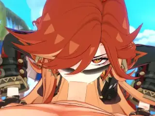 MAVUIKA DICK SUCKING IS CRAZY 🥵 GENSHIN IMPACT HENTAI