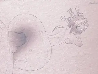 Animation on Paper ( Pens and Pencils) Hentai Anime: Hunter x Hunter Menchi ( Cartoon Porn ) 2d Sex