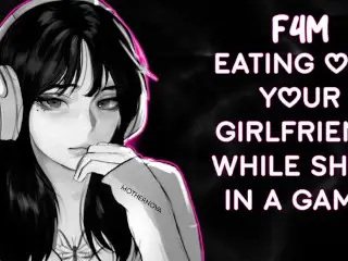 Eating out your Gamer Girlfriend || [ramblefap] [ASMR] [audio only RP]