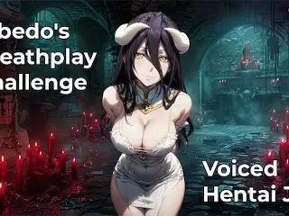 Albedo's Hentai Breathplay JOI Challenge [overlord] (Femdom, Riding, Creampie)