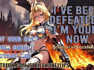 Paladin Turns into the Demon King's Blowjob Giving, Ass Eating, Pleasureslut | Audio Roleplay