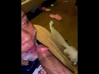 Repost*** Babygirl Draining the Nut out this Dick