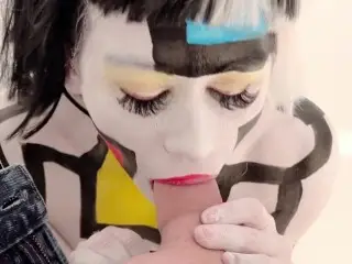 Body Paint Photo Shoot and I end up Fucking the Photographer