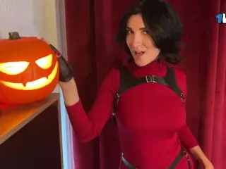 HALLOWEEN Ada Wong Forgot to Put on her Panties and was well Fucked