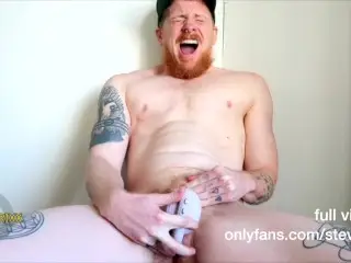 SEXY FTM STEVIE TRIXX CUMS HARD OVER AND OVER - ORGASM COMPILATION