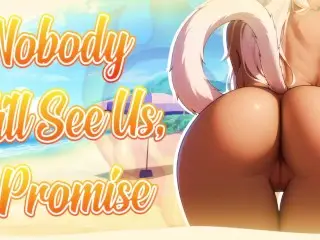 [F4M] | a Sexy & Sensual End-Of-Summer Day at the Beach with your Hot Neko GF💕💦☀️ [lewd ASMR]