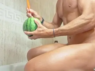 Today I had no Pussy or Ass to Fuck. I Decided to Fuck a Watermelon. - Pornhub Gay