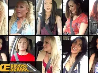 Fake Driving School - Funny 10 Scene Compilation of Teen Learners getting a 