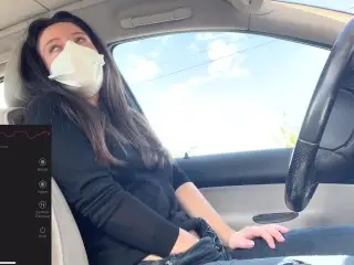 A Subscriber Controls my Lush while I Drive. I have to Stop to Cum!