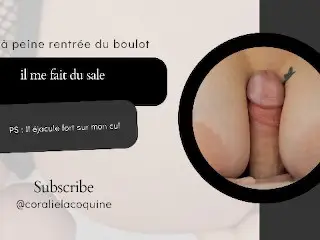 POV À Peine Rentrée Du Boulot Il me Fait Du Sale, Anal. PS : Il éjacule Fort Sur Mon Cul.