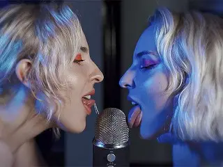 ASMR Double Licking Blue Yeti Mic