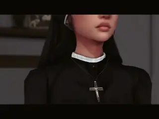 THE PRIEST WANTS TO COMMIT SIN WITH THE NUN ✝️ - JackieCoxSims