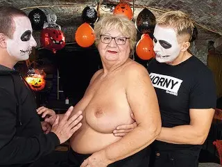 BBW Mature Rough Fucked on Halloween