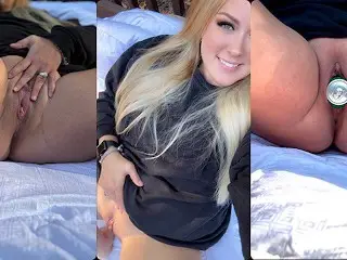 Stretching my Pussy with Toys outside on a Chilly Morning | Squirting | VixieVixen10