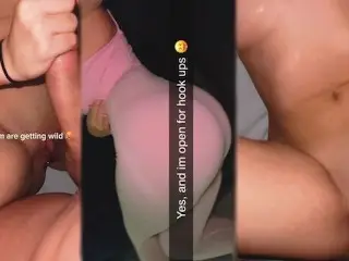 Snapchat Ex Boyfriend: 18 Year old Texts him again because she is Horny and he is Cheating Cuckold