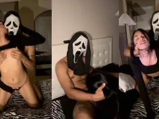 GHOST FACE FUCKED ME WHEN I WAS ALONE AFTER HALLOWEN’S PARTY🎃