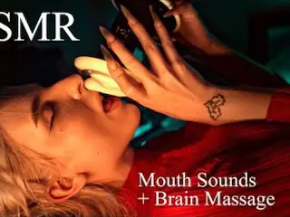 ASMR Ear Licking & Close Breathing in Red Dress