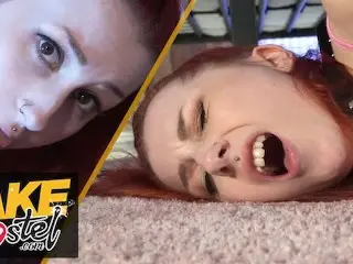 Fake Hostel - Teen is Wet through her Panties Waiting to be Dominated