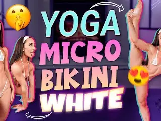 Sexy Microbikini Yoga Workout - Hannahjames710!