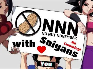 NNN with Saiyan Girls Hentai JOI CEI (Femdom Denial Work out POT)