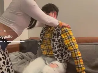 Real Cowgirl Rides Asian Dick