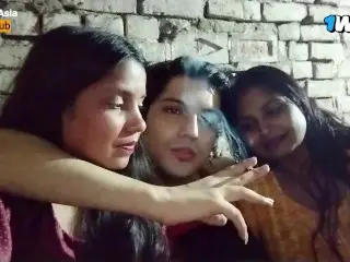 Threesome Sex in Village House