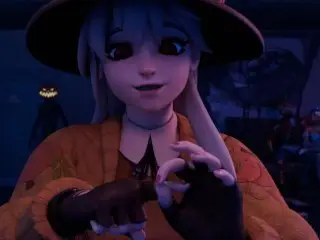 Lexa and Skye having a Gourd Time - Fortnite Animation