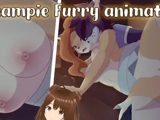 Girlfriend and me Hide under the Bed and end get Pregnant her (Furry Animation) - Jazziuu