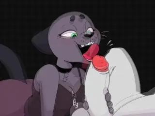Furry Submissive Cat Girl gives Amazing Sex