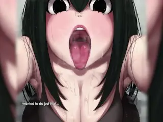 My Hero Academia: the Power of Seduction. Tsuyu Asui [7 Girls] [edging] [public]