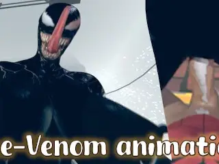 I'm Spiderman and Fuck she Venom with Incredible Big Tits and Creampie (Parody Animation) - Jazziuu