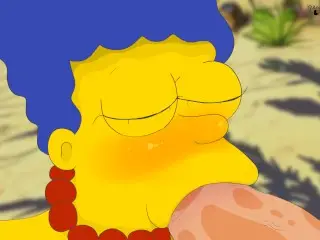 Marge Sucked Cock on the Beach ! the Simpsons new Animation Dsanimation HENTAI !