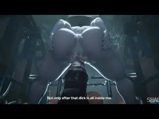 Dimitrescu Anal Footjob