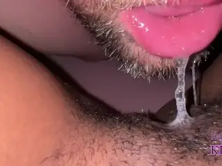 Am so Horny on my Period he Licks my Clit like a Good Boy still