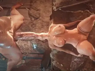 Womb Rider 3D ( Lara Croft ) Futanari Realistic Simulator Gameplay