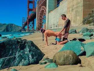 Fucking in Front of People at Public Beach