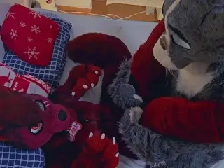 Furry Bunny Fucks a Tiny Hot Female Wolf (Murrsuit Porn)