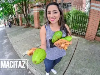 Sexy Latina Fruit Vendor Picked up for Sex with Casting Agent - MAMACITAZ