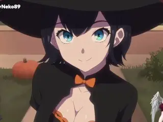 Mavis's first Human Halloween Party (Dragon-Breath)