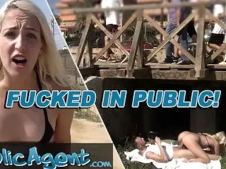 Public Agent FULL VIDEO - Blonde Beach Babe in Bikini has RISKY SEX IN PUBLIC