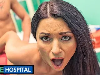 Polish MILF Ania Kinski Show off her NEW BOOBS to her Doctor - Fake Hospital