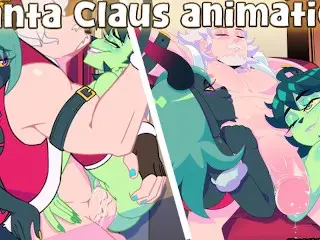 Receiving two Devil Women for Christmas getting Pregnant (KissClaw Animation) - Jazziuu