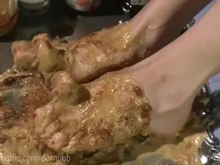 Hot Lesbian Foot Sploshing